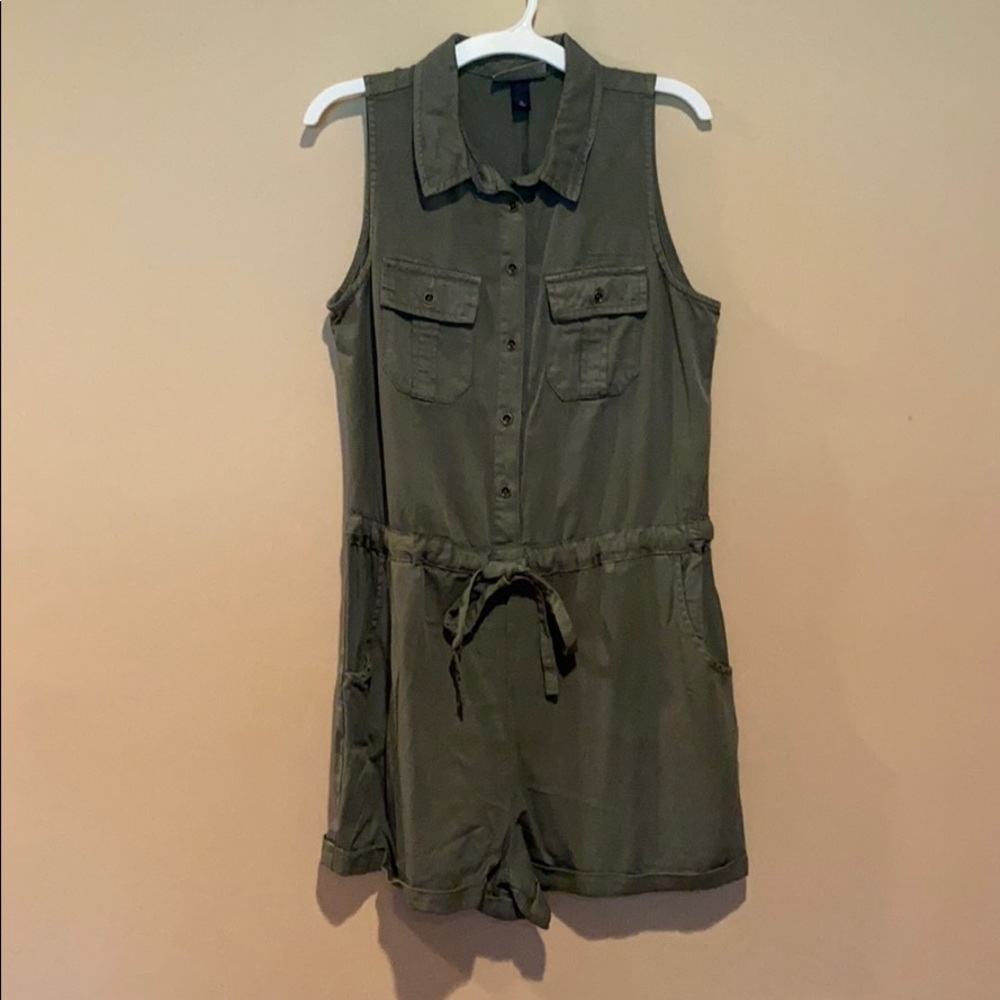 Army Green Romper